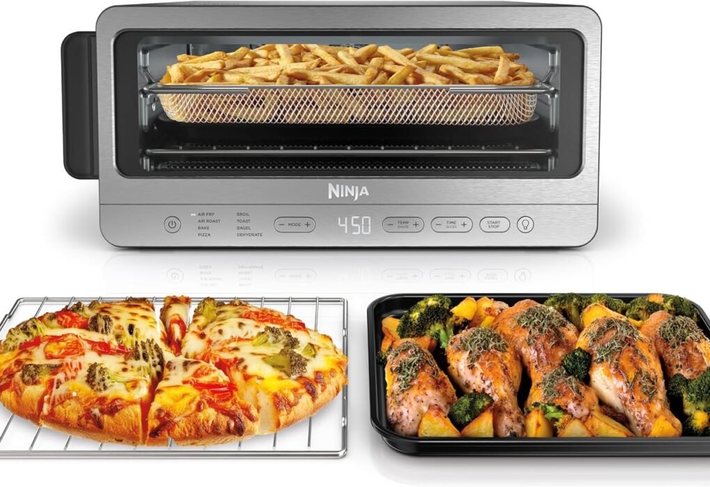 Ninja SP151 Flip Toaster Oven and Air Fryer in stainless steel